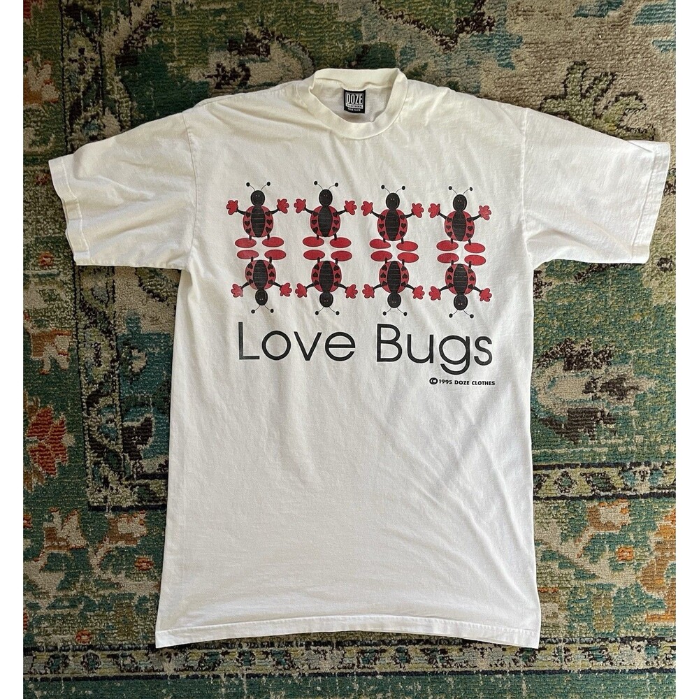 Vintage ‘95 Doze Clothes “Love Bugs” Sleep Shirt - One Size
